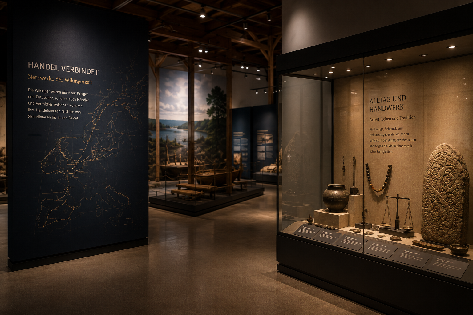Wikinger Alltag und Handwerk Ausstellung Saarbrücken Wikinger Ausstellung zu Handel, Alltag und Handwerk im SAARVIK Museum Saarbrücken