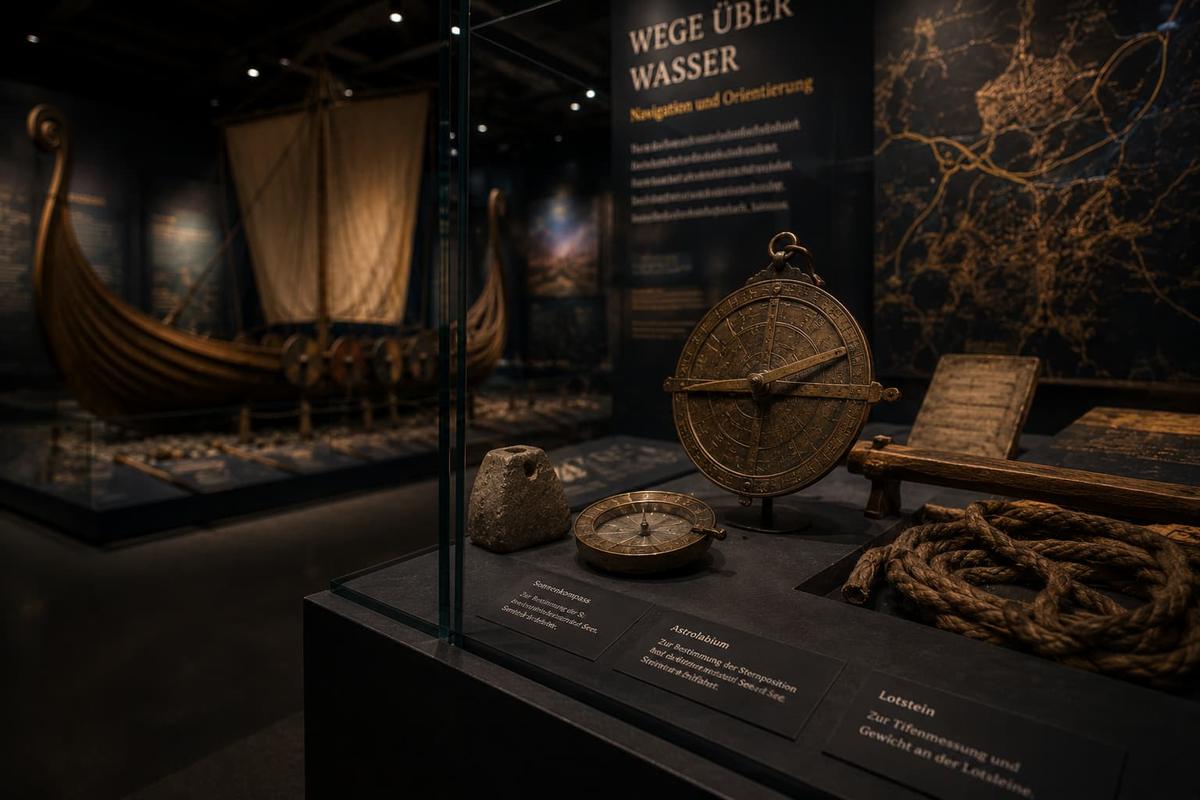 Wikingerische Navigationsinstrumente und Handelsobjekte im SAARVIK Museum Saarbrücken